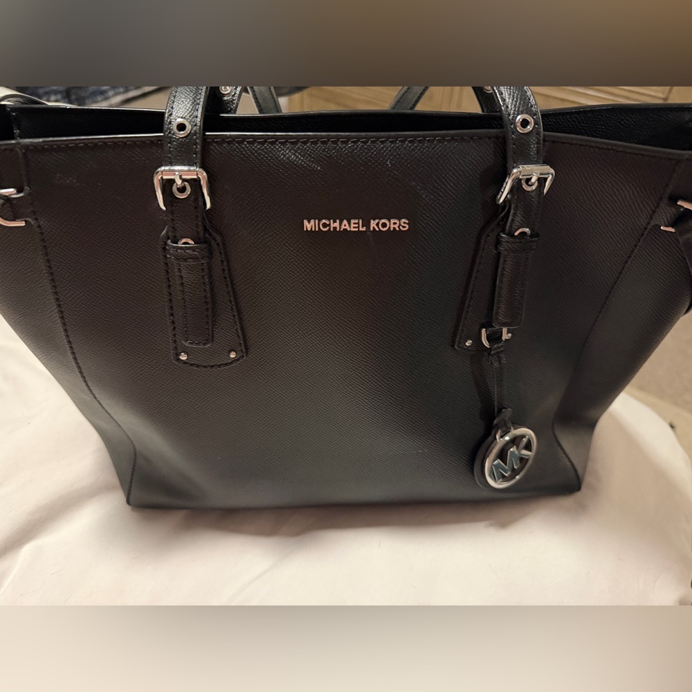 Michael Kors Black Saffiano Leather Tote